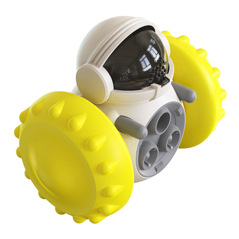 PetVibe™ Interactive Balance Car puzzle toy for pets, featuring a smart slow feeder with colorful compartments and engaging design.