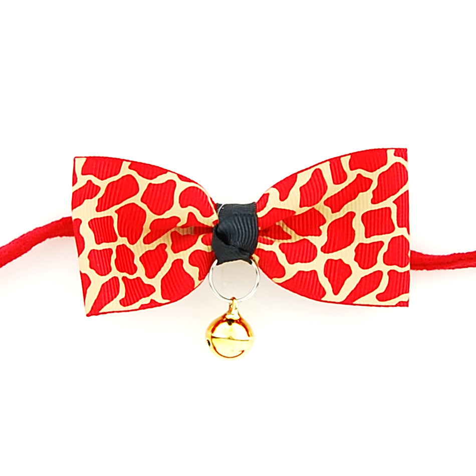 PetVibe™ polka-dot party bow collar for pets, featuring an elegant charm and colorful polka-dot pattern on a comfortable collar.
