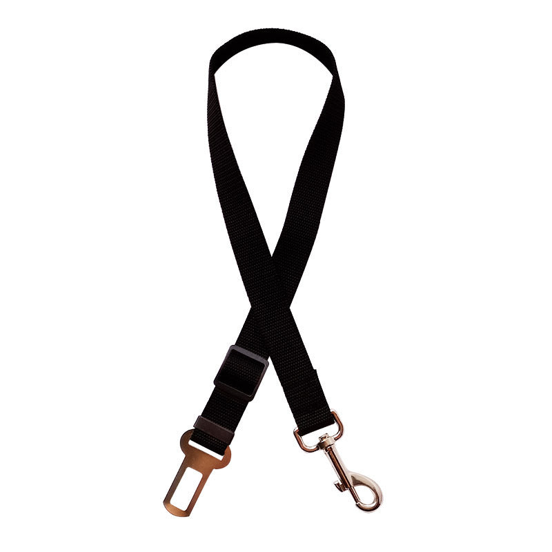 Adjustable PetVibe™ Universal Safety Seat Belt for secure pet car travel, featuring a durable leash and clip attachment.