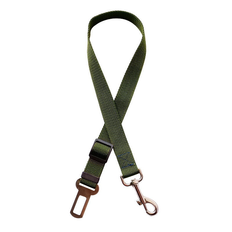 Adjustable PetVibe™ Universal Safety Seat Belt for cars, secure pet travel lead with clip and adjustable strap.