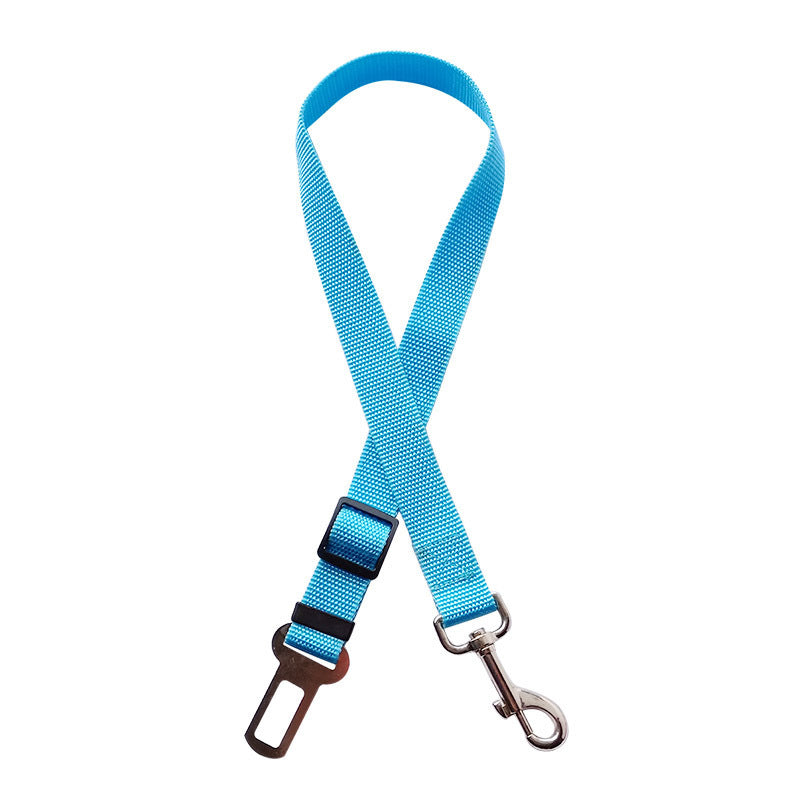 Adjustable PetVibe™ Universal Safety Seat Belt for cars, with a secure clip and durable strap for safe pet travel.