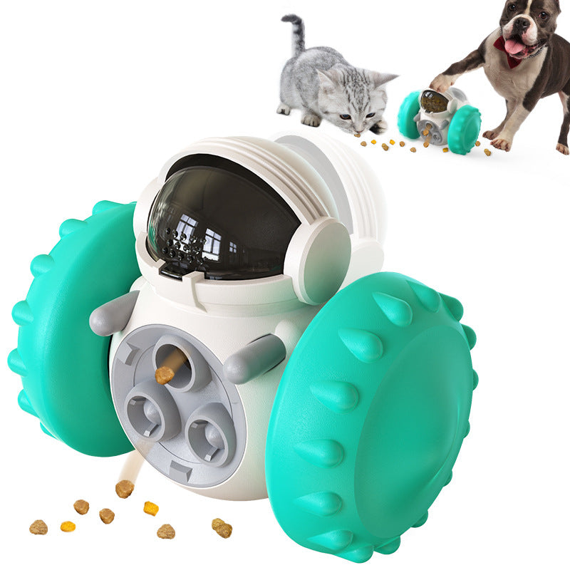 PetVibe™ Interactive Balance Car puzzle toy for pets, featuring a colorful, engaging design with slow feeder and smart interaction elements.