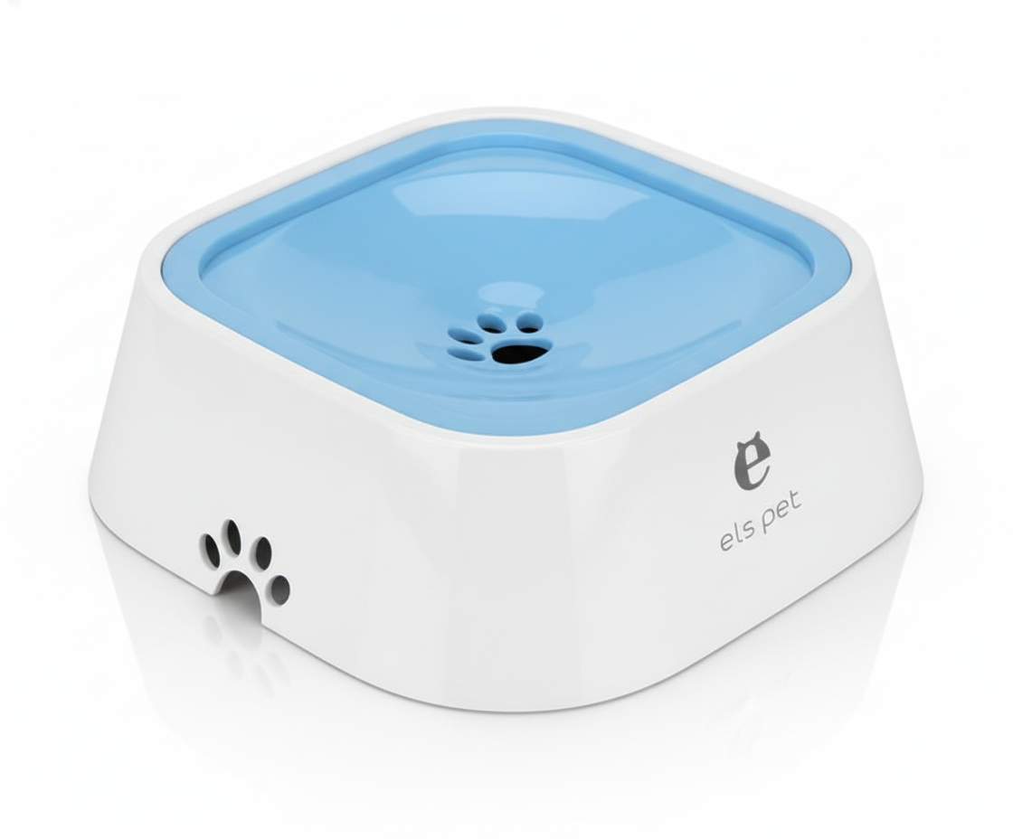 PetVibe™ Anti-Spill Floating Dog Bowl: Splash-Free Water Feeder