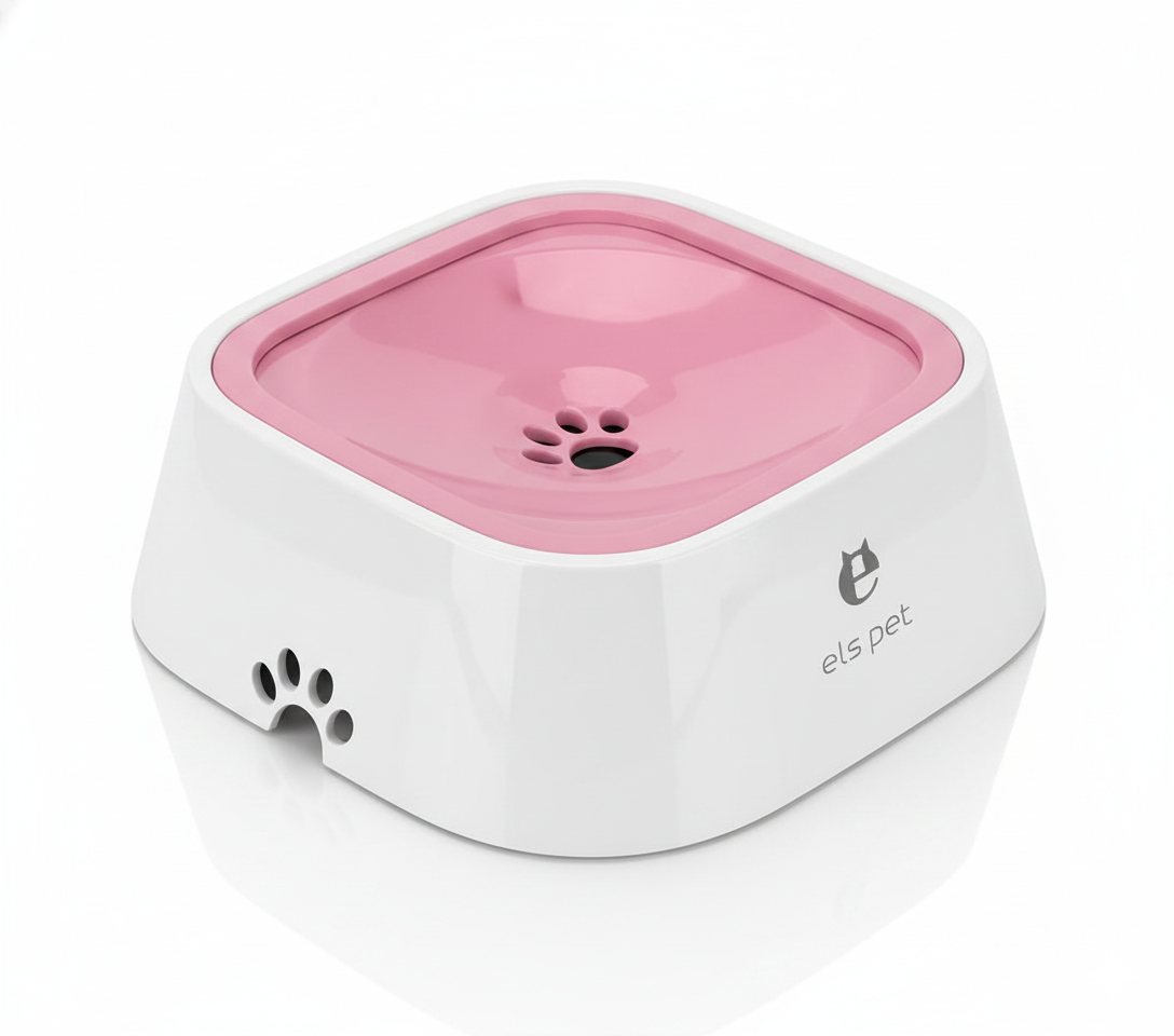 PetVibe™ Anti-Spill Floating Dog Bowl: Splash-Free Water Feeder