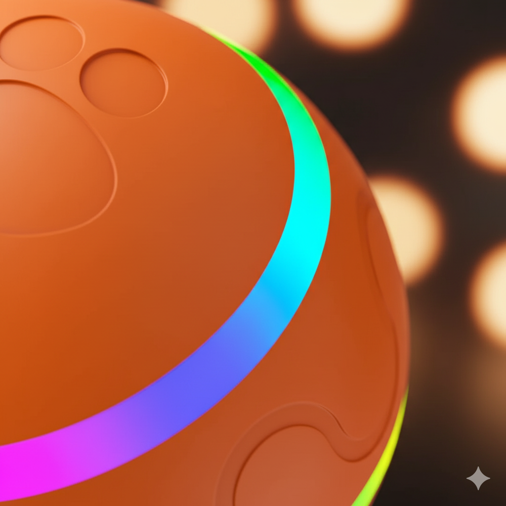 PetVibe™ smart self-rotating cat ball with obstacle avoidance, designed to entertain and engage cats with interactive motion.