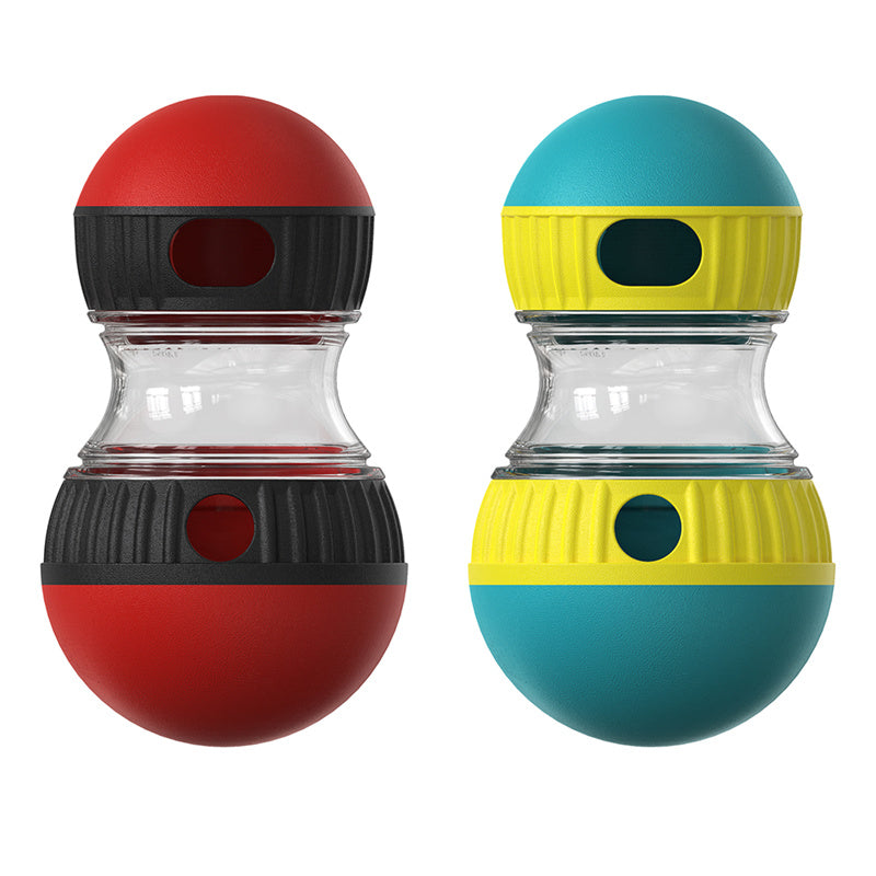 PetVibe™ Smart Tumbler Food Dispenser with interactive puzzle design for pets, featuring slow feeder functionality and durable construction.