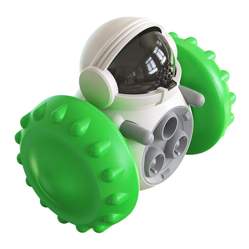 PetVibe™ Interactive Balance Car puzzle toy for pets, featuring a smart slow feeder design with colorful, engaging plastic components.