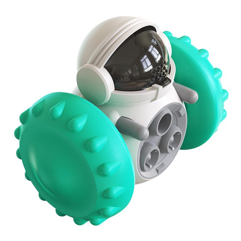 PetVibe™ Interactive Balance Car puzzle toy for pets, featuring a smart slow feeder with engaging balance and movement challenges.