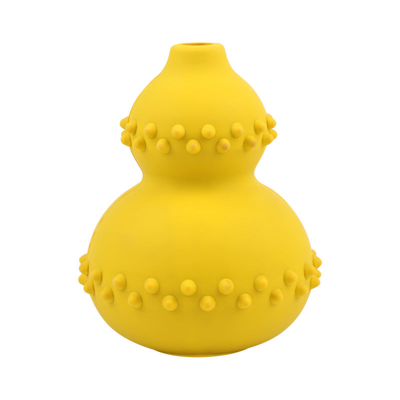 PetVibe™ Indestructible Natural Rubber Ring, heavy-duty dental chew toy for dogs, shown in a close-up image highlighting its textured surface.